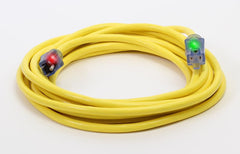 CENTURY D17443050YL Pro Glo 12/3 SJTW Lighted Extension Cord Yellow 50FT