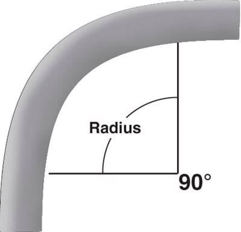 Cantex 5133877 6IN x 36IN Radius PVC Elbow 90 Degrees Sweep