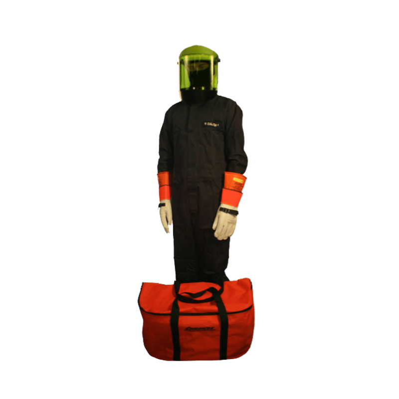 CEMENTEX CFRCA12-XL CLASS 2 ARCFLASH KIT, SZ-XL, HEAD & FACE, BALACLAVA, COVERALL, STOR BAGNO GLOVES