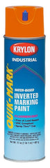 CULLY 37463 Invert Paint, Fluorescent Red/Orange, Water Based, 20 oz