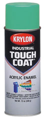 Cully 37473 Industrial Tough Coat Acrylic Enamel Paint, OSHA Safety Green, 16 oz