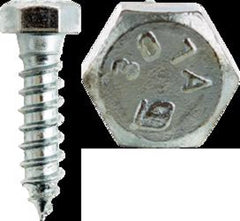 CULLY 57440J 3/8 x 2-1/2IN Lag Screw, Hex Head, Zinc