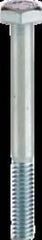 Cully 55020J 1/4-20 x 1-1/4IN Bolts, Hex Head, Grade 2, Zinc, 100/Jar