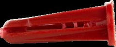 CULLY 59410J #8-10 Red Plastic Conical Screw Anchors, 100/Jar