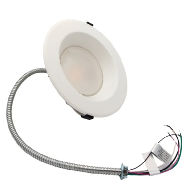 Halco Lighting 88986 ProLED Select Commercial Downlight 8IN Wattage and CCT Selectable 110-277VAC 0-10V Dimmable