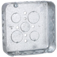Multiple 247 4-11/16 Square Box, 1-1/2IN Deep, 1/2IN and 3/4IN KO
