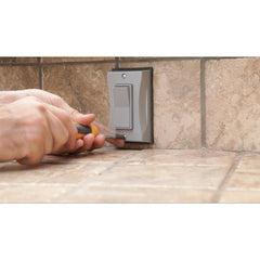 Multiple 5123-0 1 Gang, Decora/GFI Receptacle Cover, Vertical, Gray
