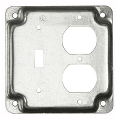 Multiple 906C 4 Square, 1 Toggle, 1 Duplex Raised Cover