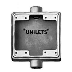 Multiple APPFDC2100 1in 2 Gang Malleable Iron 2 Hub FDC Box