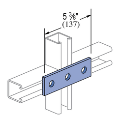 Multiple PS-602-EG 3 Hole Flat Plate Fitting Power 5-3/8 x 1/4 x 1-5/8 EG