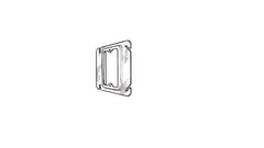 Multiple TP484 4 Square 1G 1/2IN Plaster Ring Replacement MPN 11226