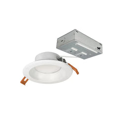 NORA NLTH-41TW 4IN Theia LED Downlight with Selectable CCT, up to 950lm, Matte Powder White