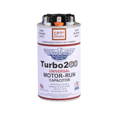 Global TURBO200 Universal Motor Run Capacitor, 2.5 to 67.5 uF, 440 VAC