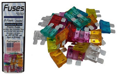 Zebra Instruments ZFPAS Plastic Fast-Acting Fuse Assortment 3 to 30 A (25 per Pack)