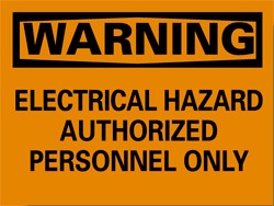 ACCUFORMNMC Accuformnmc W268PB Electrical Hazard Warning Sign 10x14