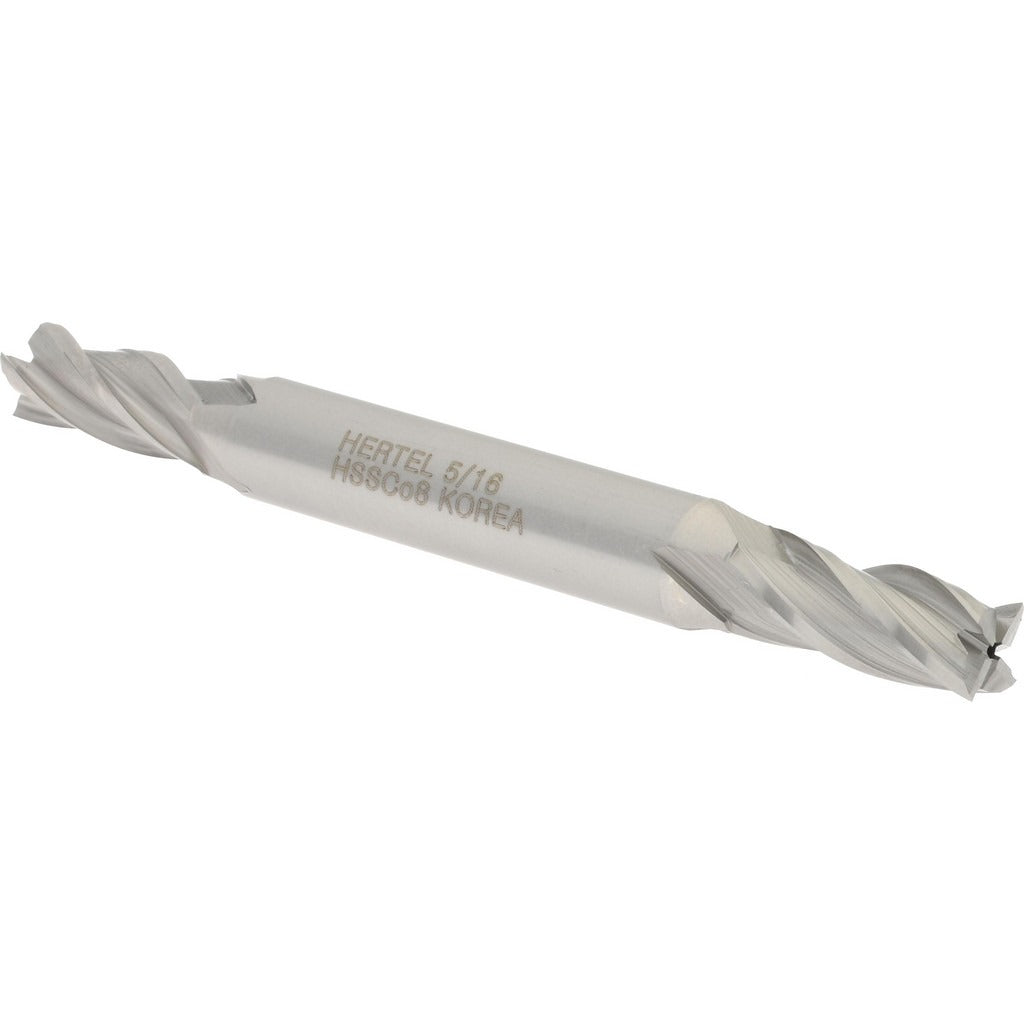 HERTEL Hertel E2051020 Square End Mill 5/16 in 4 Flute Cobalt