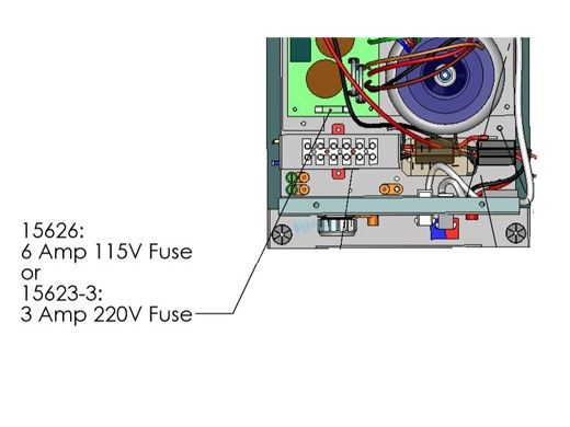 AQUACAL AUTOPILOT 15626 FUSES