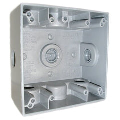 Mulberry 30233 Weatherproof Box 2 Gang (3) 1/2IN Outlets