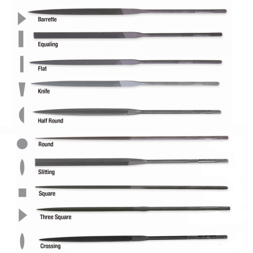CRESCENT NICHOLSON 37228 NEEDLE FILES