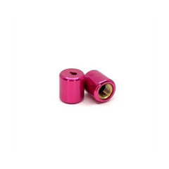 AIRTEC 1517 Novet Refrigerant Cap, Pink, For AC Systems, 1/4 Thread Size, 100pk