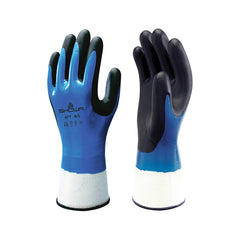 Showa 477XXL-10 Insulated Full Nitrile Blue with Black Foam Nitrile Coating Pair