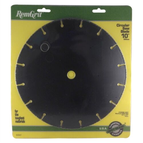 Greenfield Industries E0206240 GC507 RemGrit Circular Saw Blade, 10 x 5/8