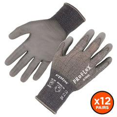 Ergodyne 10484 ProFlex 7044 PU Coated Cut-Resistant Gloves 18 Gauge Large Gray