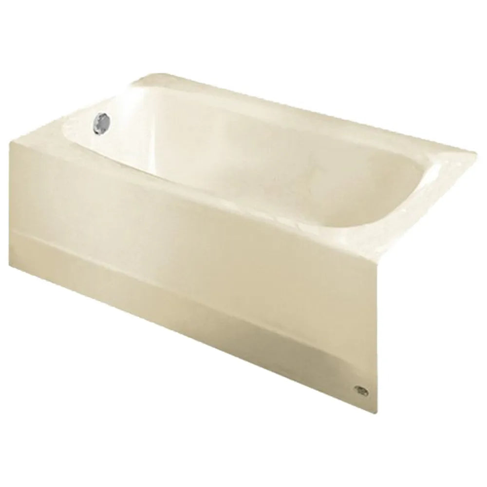 American Standard 2460.002.222 Cambridge Americast Integral Apron-Front Bathtub 60 x 32 Left Hand Drain Outlet