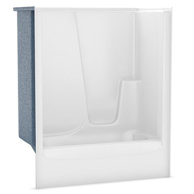 AKER 141004-R-000-002 GB-60 Series Alcove Tub / Shower (One-Piece) With R-Hand Drain