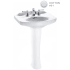 Toto LT642.8#01 Dartmouth (8 on Center Faucet Holes) Cotton Drop-In Sink