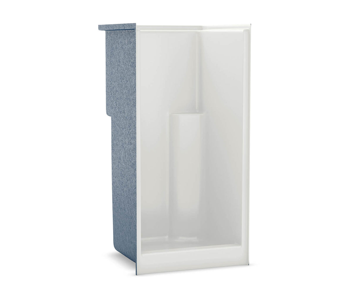 Aker 141022-000-002 S-36 Alcove Shower One-Piece Center Drain Gelcoated Fiberglass 36 x 36 x 72