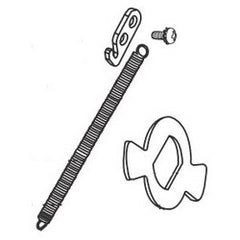 KABA 201774-000-01 Mechanical Lock Stop Plate Assembly Outside Lever Return Spring Left Hand For L1000 Series Mechanical Lock