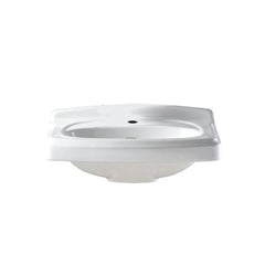 American Standard 0555.001.020 Portsmouth Bathroom Pedestal Sink Top, Center Hole, White