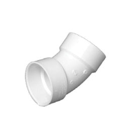 CHARLOTTE PVC321 PVC Elbow, 45 Degrees, H x H, 12