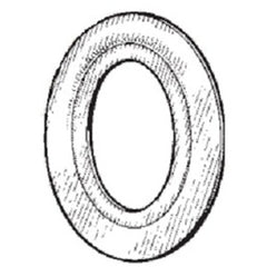 Mulberry 40047 Galvanized Steel Flat Reducing Washer 4-Inch x 2-1/2-Inch