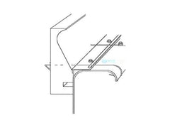 Stegmeier 9CF912 Capstone Form with Tie Wire Plumb Strip 8 Length x 6 Height 14 / Box