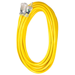 Prime 500366 Jobsite 100' 15 A 125 V 1875 W Yellow Outdoor Extension Cord