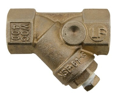 Watts 379120 Lead Free Brass Wye Strainer 3/4