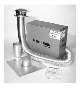 Selkirk AF35-06(1760035) Flexi-Liner Flexible Aluminum Chimney Liner Kit For Gas Appliances 6 Size x 35 Length