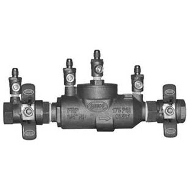 MIFAB FDC1.50-QT-LL BEECO Friendly Double Check Backflow Preventer Valve Bronze Body Low Lead 1-1/2