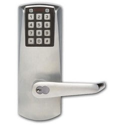 KABA P2066B-LL-626-41 Electronic Pushbutton Lock Heavy Duty Best Equivalent 6 or 7-Pin Lever Long American Steel Mortise Satin Chrome