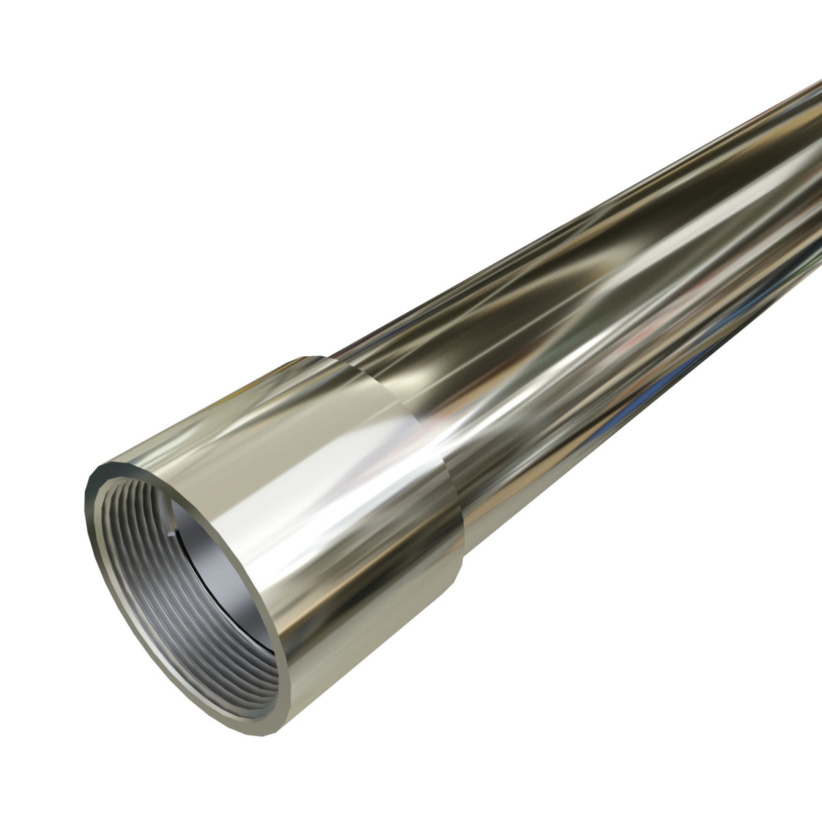 Calbrite S40710CT00 Rigid Stainless Steel 304 Conduit w/Coupling 3/4 x 10 Feet Long