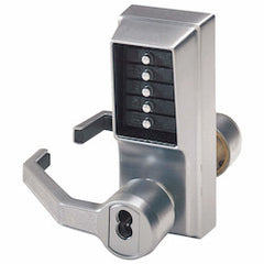 KABA LL1021B-26D-41 Mechanical Pushbutton Lock Heavy Duty Left Hand SFIC Best Equivalent 6 or 7-Pin 1/2 Cylindrical Throw Latch
