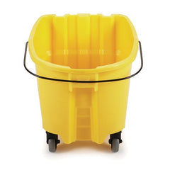 Rubbermaid Commercial 2064914 WaveBrake Mop Bucket w/Casters 35 qt Yellow