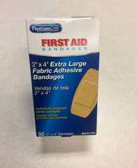 First Aid Only 1-470 Fabric Bandage 2 in x 4 in 50/Box