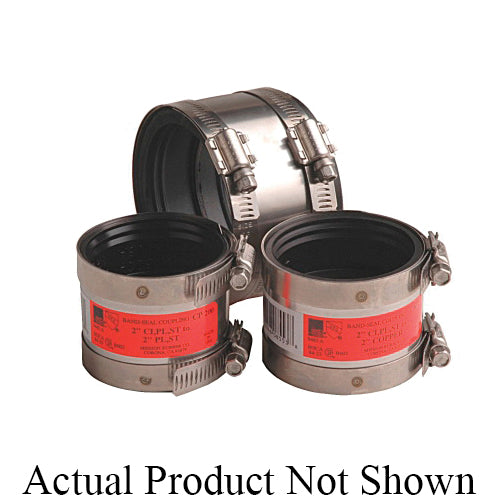 MISSION RUBBER CO INC TCG 0802736 2 to 1-1/2 Cast Iron/Plastic/Steel to Cast Iron/Cast Iron XH/Plastic/Steel Mission Rubber Coupling