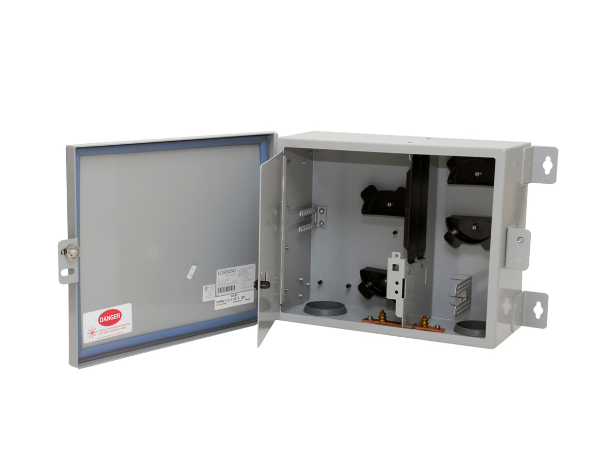 Corning EDC-06P-NH Grey 6-Panel Environmental Distribution Center