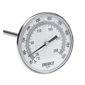 Trerice B831X0227 X Series OEM Bi-Metal Thermometer 1/2 in NPT