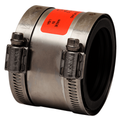 MISSION RUBBER CO INC TCG 0801530 1-1/2 to 1-1/2 or 1-1/4 Cast Iron/Plastic/Steel to Plastic/Steel/Copper Mission Rubber Coupling