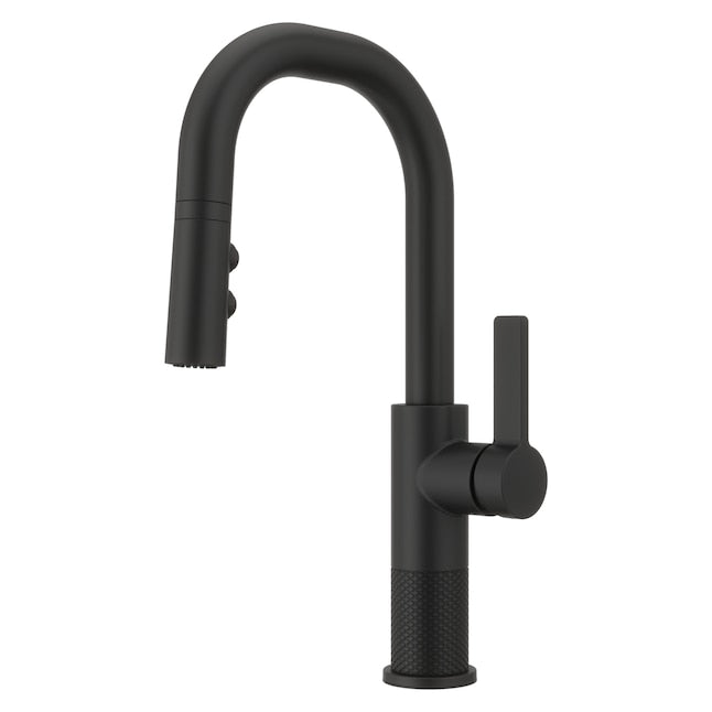 Pfister GT572-MTB Montay Single Handle Pull Down Bar Faucet in Matte Black